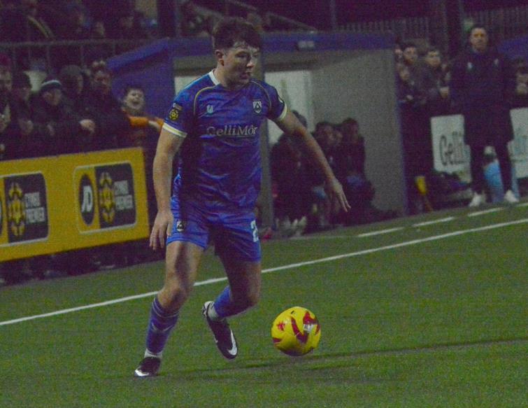 Iori Humphreys made his 50th appearance for Haverfordwest County